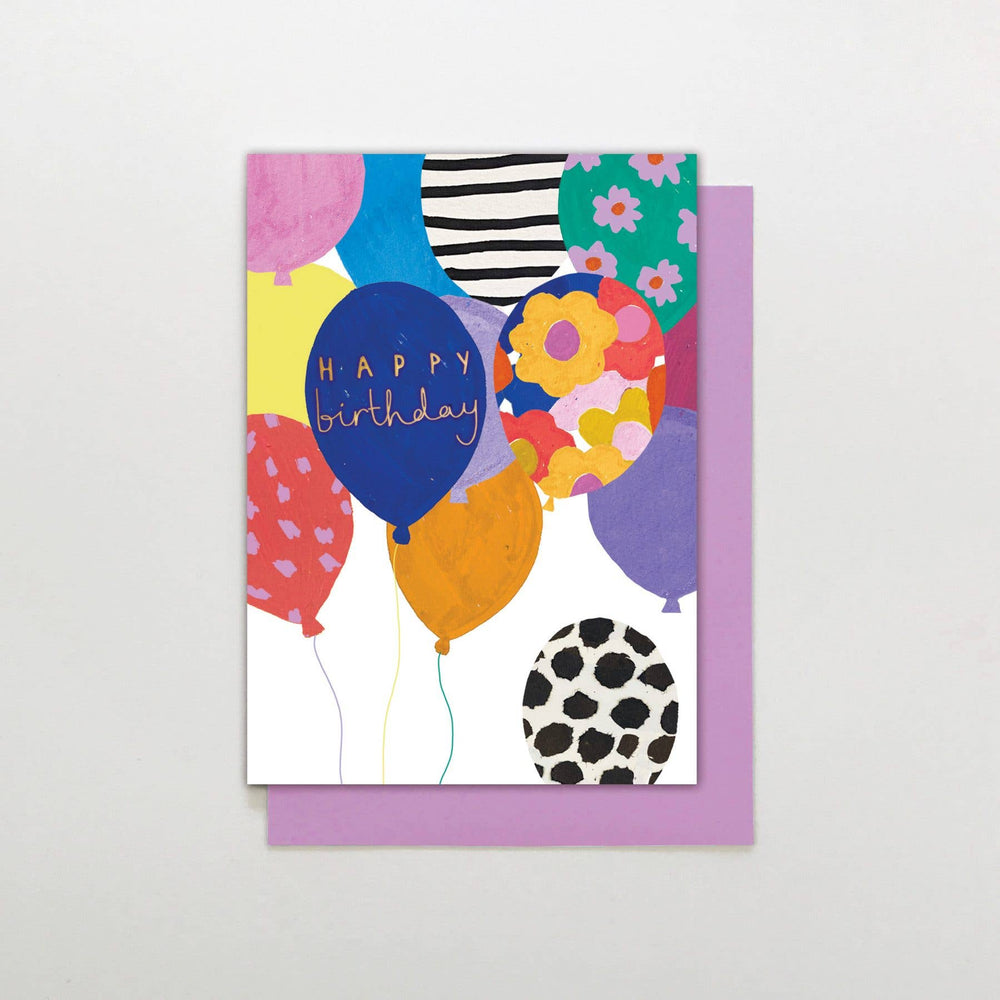 BRIGHT BALLOONS BIRTHDAY CARD