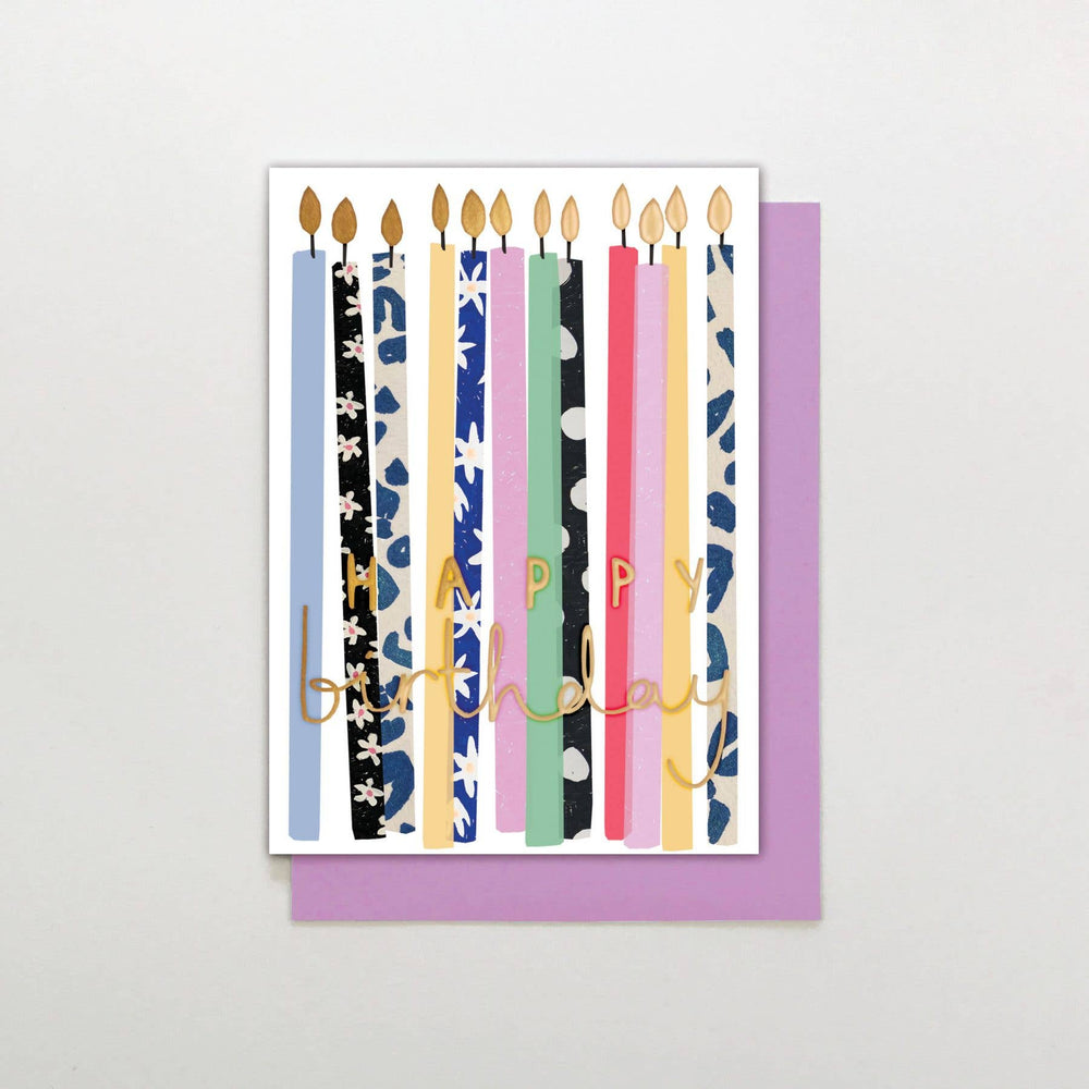 CANDLES BIRTHDAY CARD