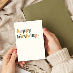 HAPPY BIRTHDAY CARD