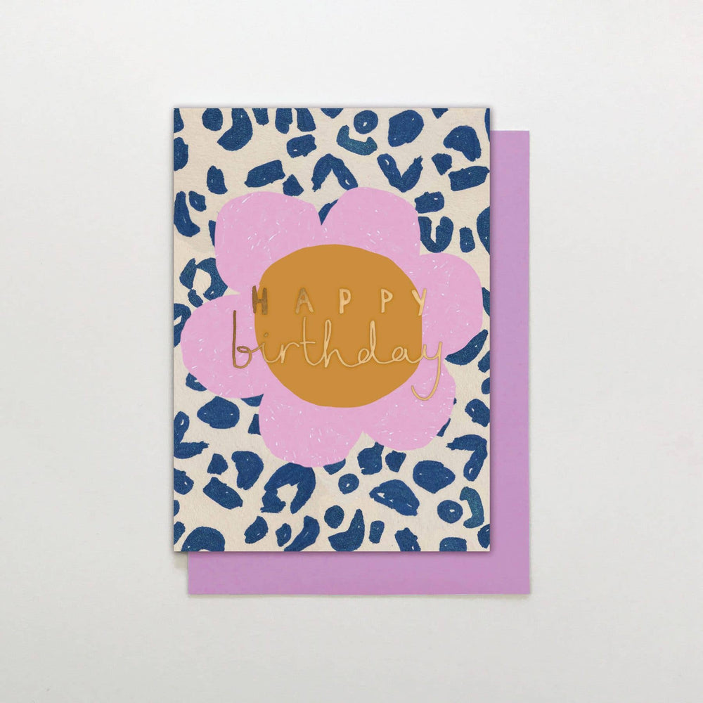 FLOWER BIRTHDAY CARD