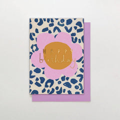 FLOWER BIRTHDAY CARD