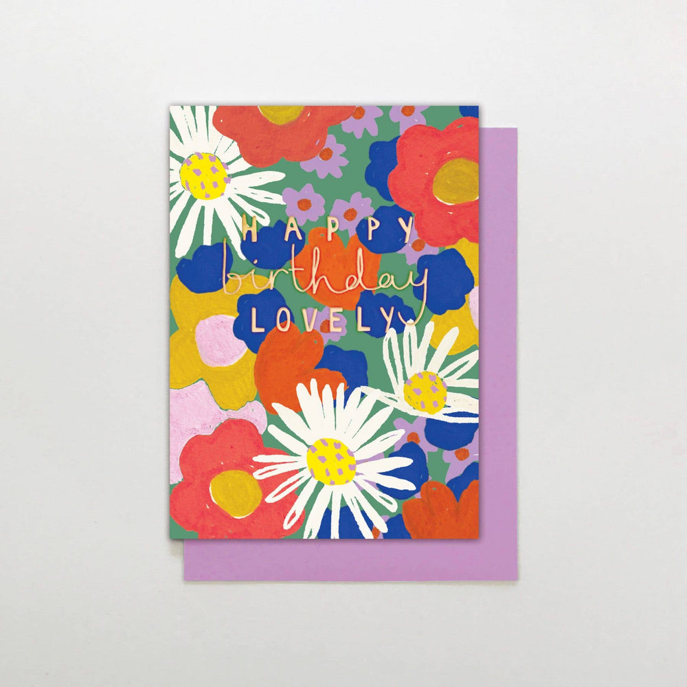 LOVELY FLORAL BIRTHDAY CARD