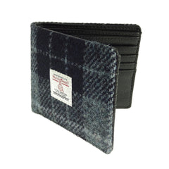 HARRIS TWEED - GENTS WALLET - GREY/BLACK