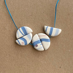 5 SEMI-CIRCLE BEAD NECKLACE