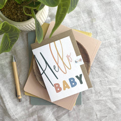 HELLO BABY CARD