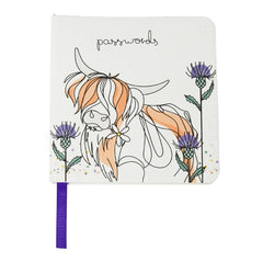 HIGHLAND COW PASSWORD BOOK