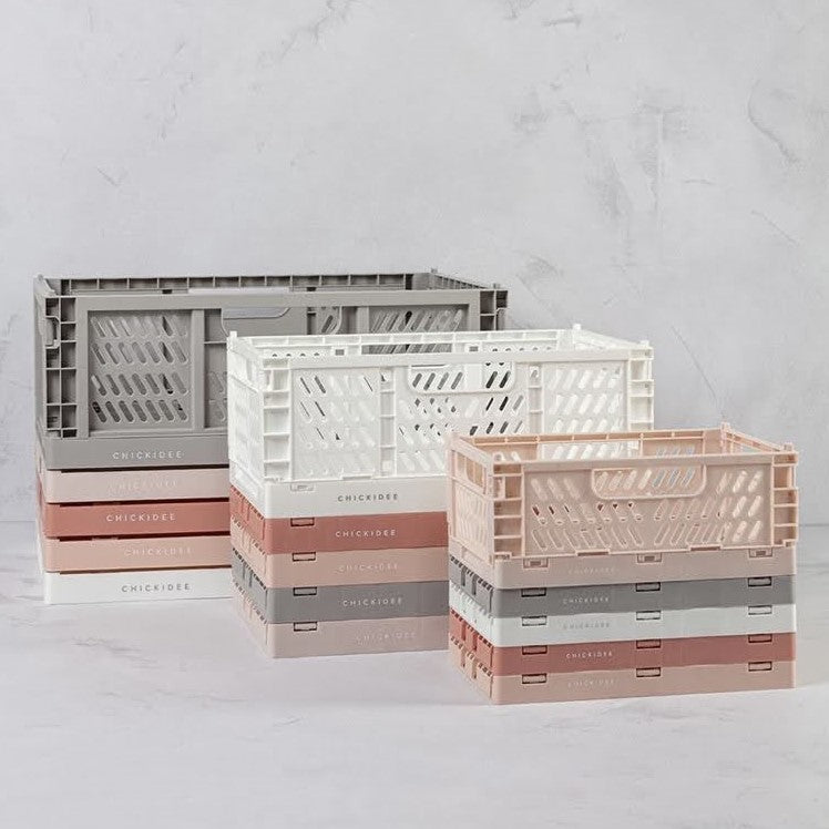 FOLDING STORAGE CRATE