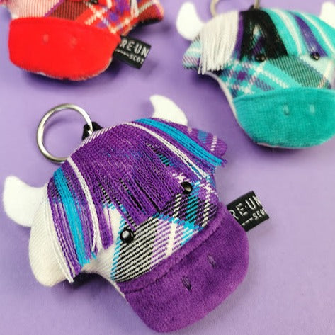 TARTAN HIGHLAND COO KEYRING