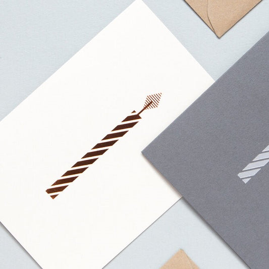 CANDLE PRINT CARD - STONE