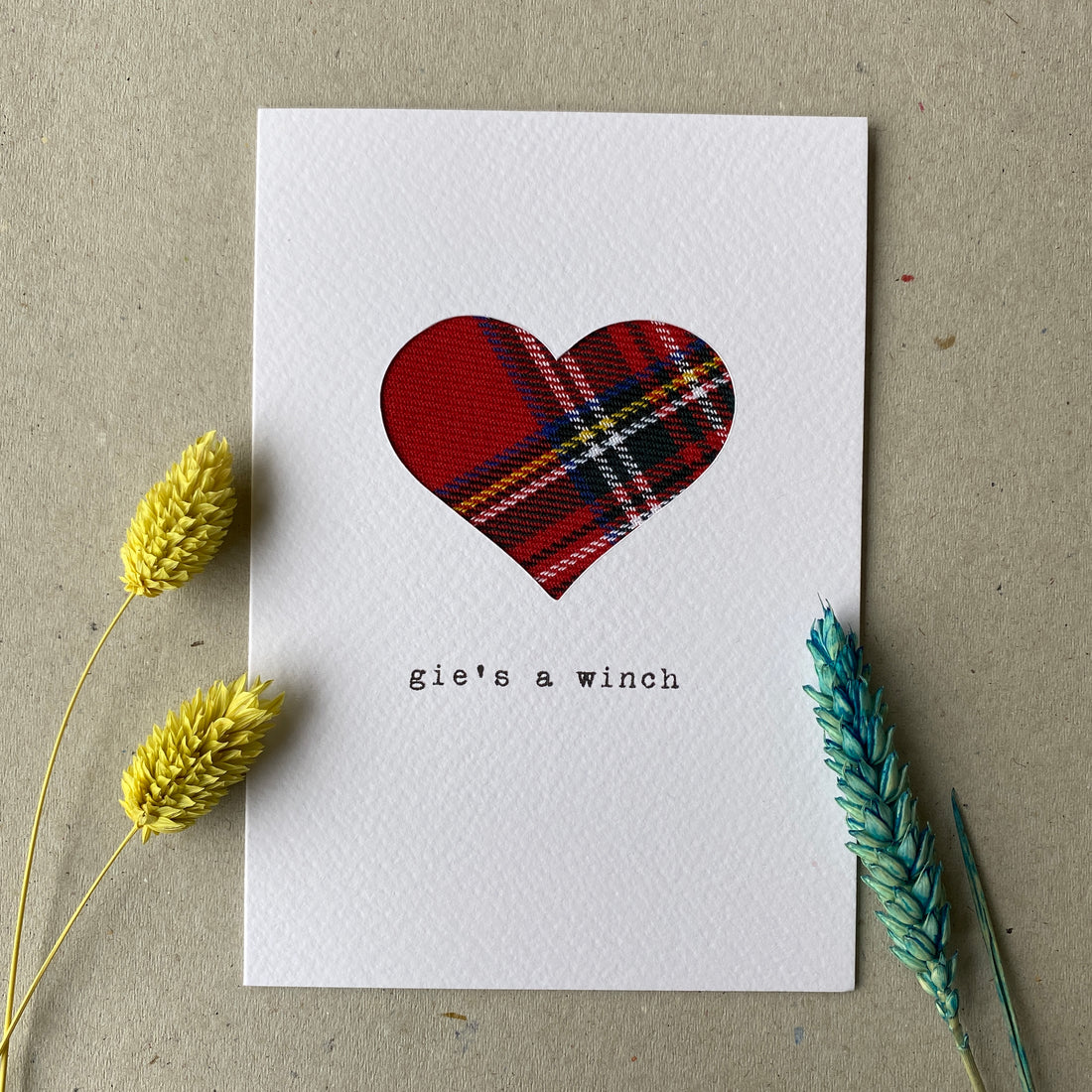 GIE'S A WINCH CARD