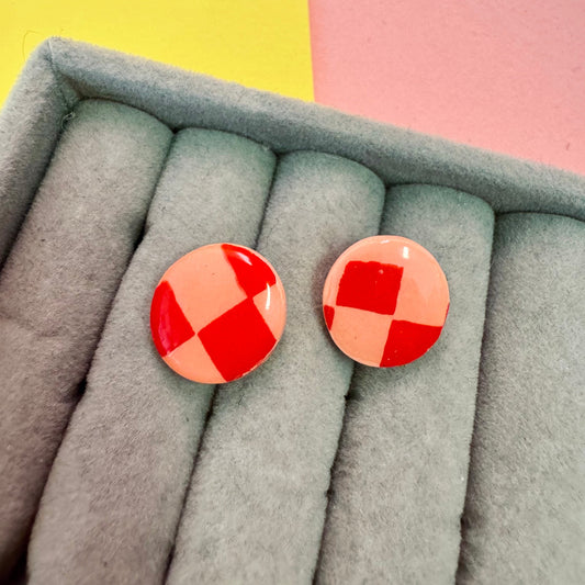 SMALL CHECKER STUDS