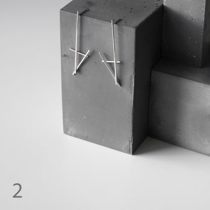 INTERSECT DROP EARRINGS