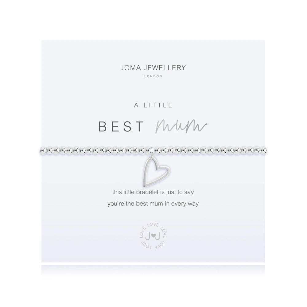 A LITTLE 'BEST MUM' SILVER BRACELET