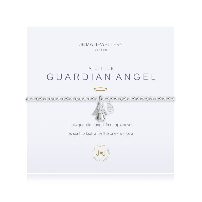 Joma A Little Guardian Angel silver plated bracelet with angel charm