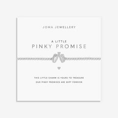 A LITTLE 'PINKY PROMISE' SILVER BRACELET