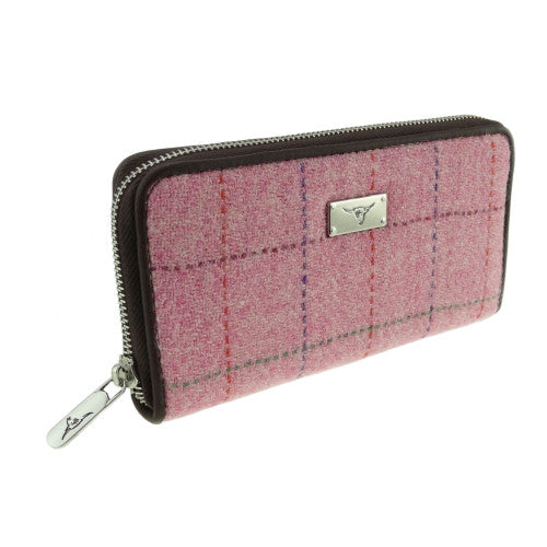 HARRIS TWEED - LONG ZIP PURSE