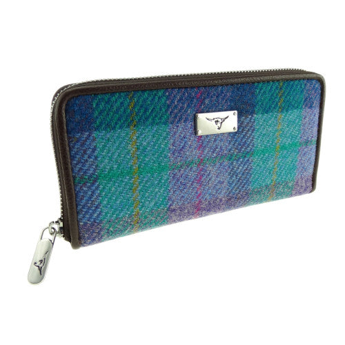 HARRIS TWEED - LONG ZIP PURSE