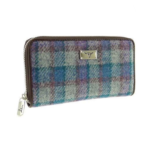 HARRIS TWEED - LONG ZIP PURSE