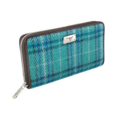 HARRIS TWEED - LONG ZIP PURSE