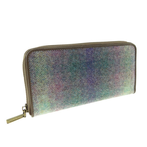MOON - LONG ZIP PURSE - HEATHER