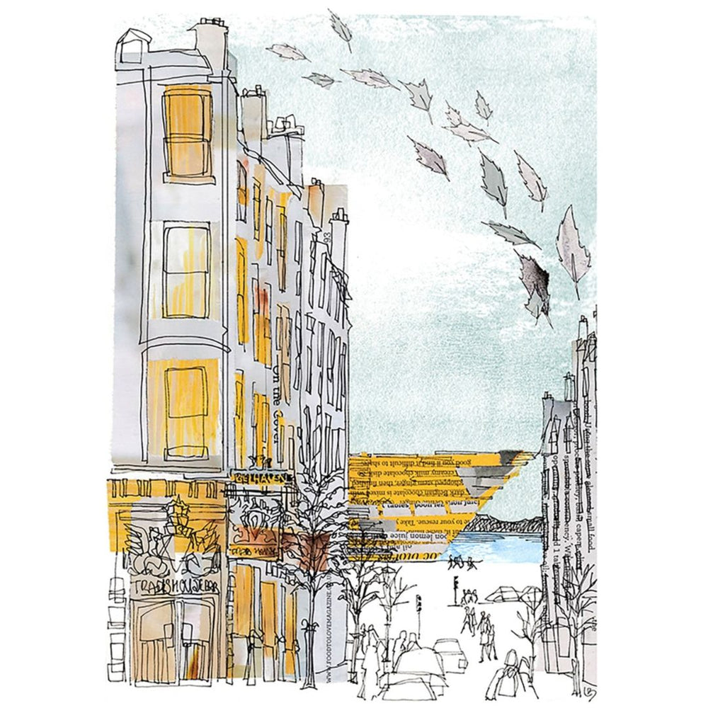 LOOKING DOWN UNION STREET CARD