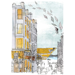 LOOKING DOWN UNION STREET CARD