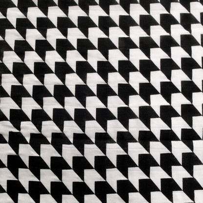 BLACK AND WHITE MUSLIN SET