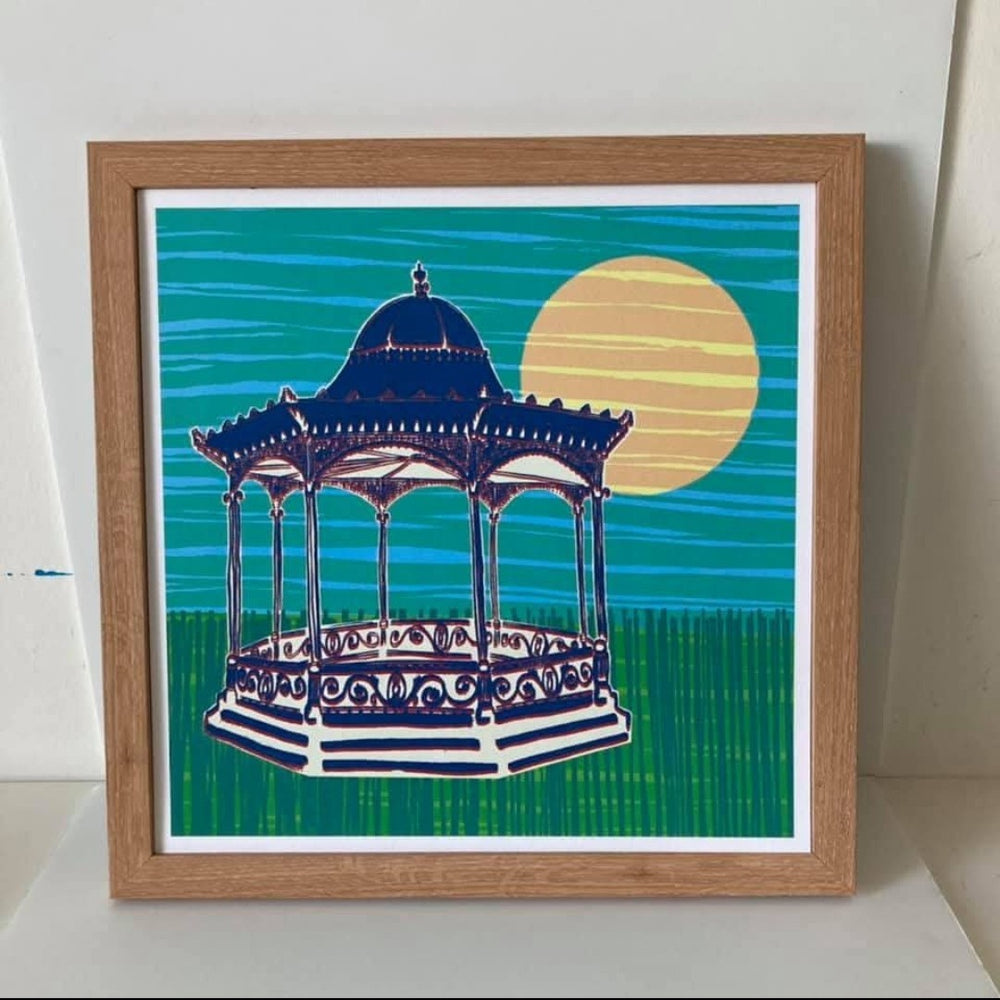 MAGDALEN GREEN BANDSTAND PRINT