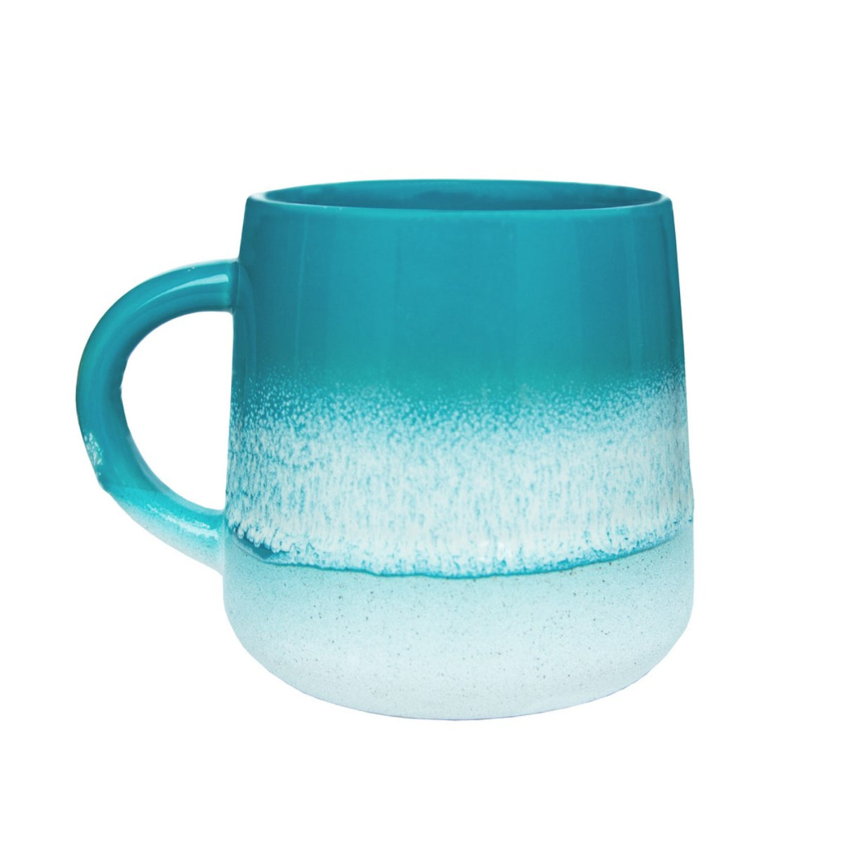 Ombre reactive glaze stoneware mug 360ml ceramic mug