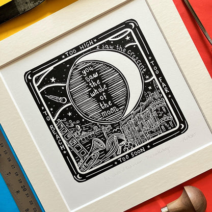 THE WHOLE OF THE MOON PRINT