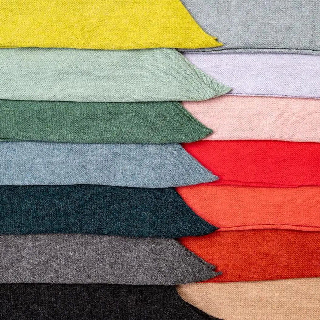 Handmade Scottish lambswool knitted neckties by Lyndsey Currie in a range of contemporary colours