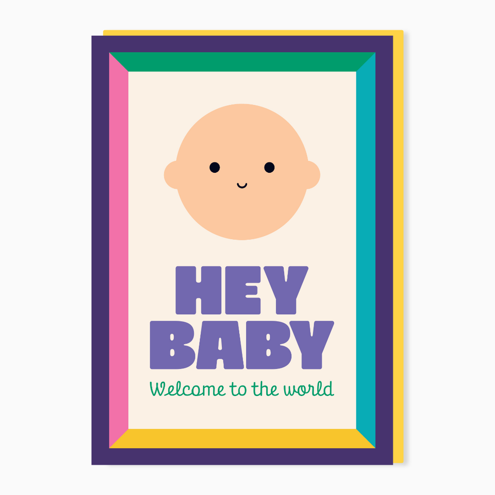 HEY BABY CARD