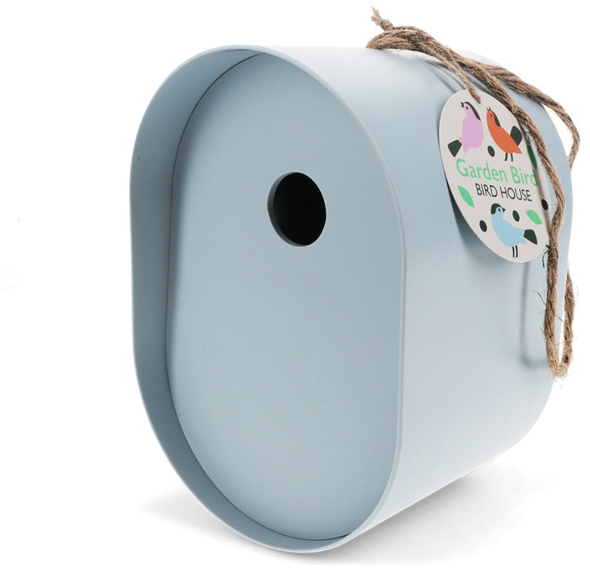 BAMBOO OVAL BIRDHOUSE