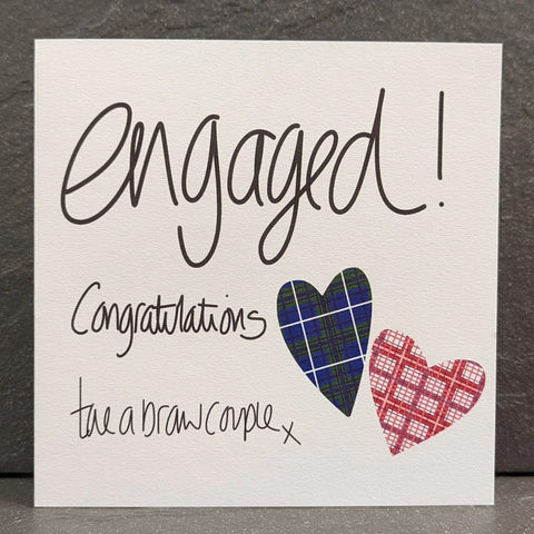 ENGAGED TAE A BRAW COUPLE
