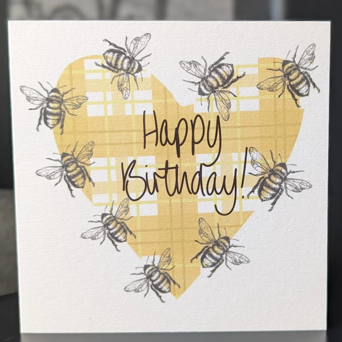HAPPY BIRTHDAY - HEART BEE