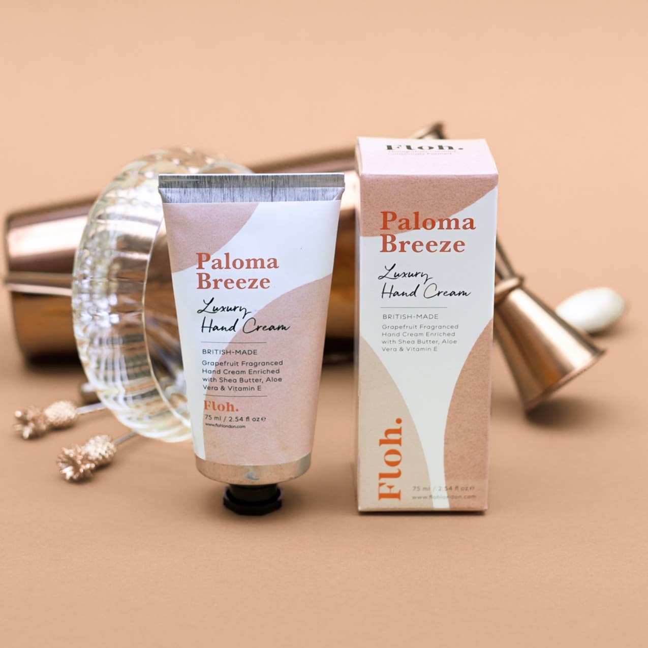 Paloma Breeze luxury hand cream 75ml shea butter aloe vera vitamin E gift box