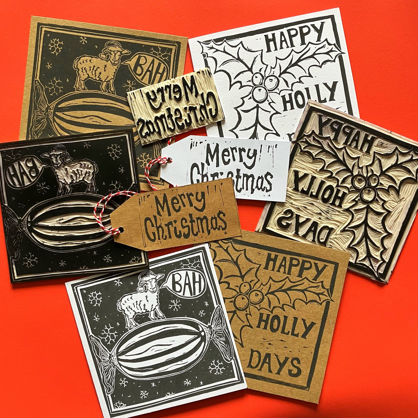 INTRODUCTION TO LINO PRINT: CHRISTMAS