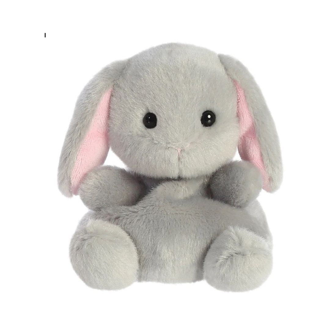 Palm Pal Plush cute toy grey bunny rabbit