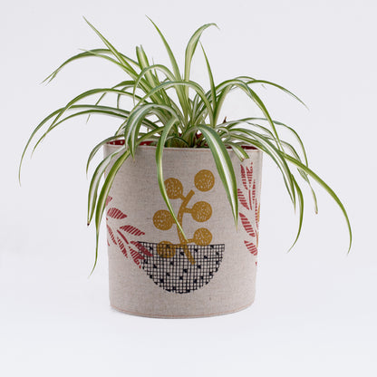 PLANT POT COVER - Terracotta/Ochre
