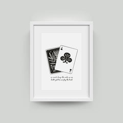 PLAYING CARDS PRINT