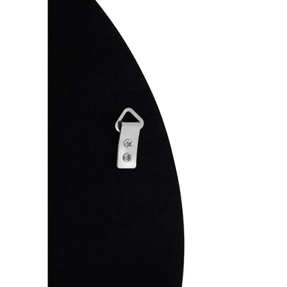 Athena Discus black edge wall mirror round minimalist mirror