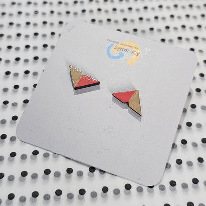 GEO BLOCK SMALL STUDS