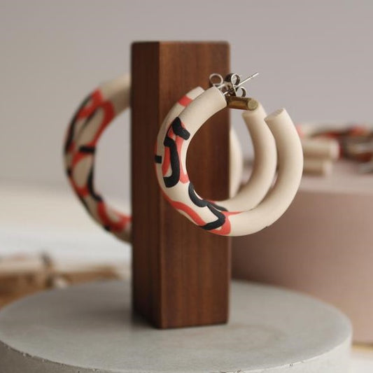 SAND AND CORAL HOOP
