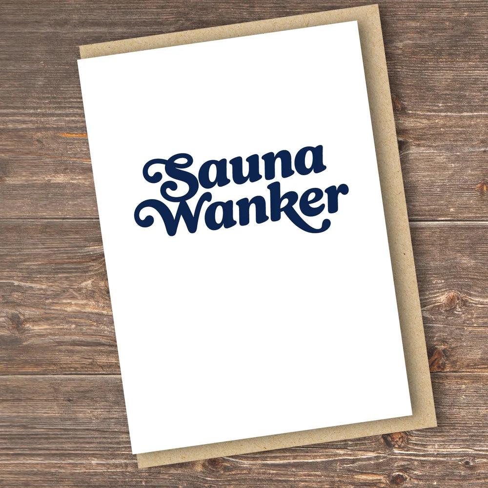 SAUNA WANKER CARD