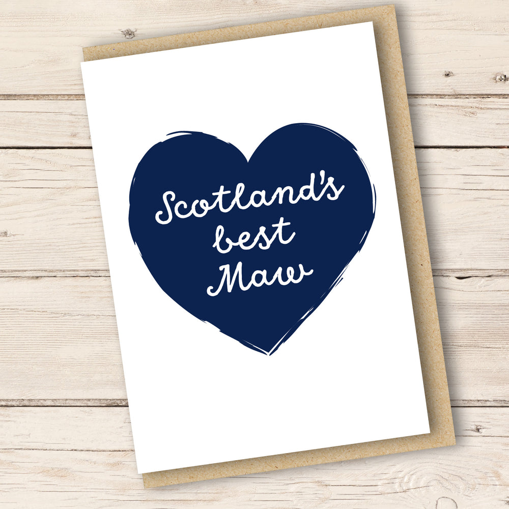 SCOTLANDS BEST MAW CARD
