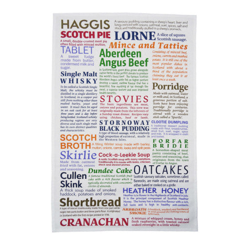 Scottish Delicacies Teatowel TT0801
