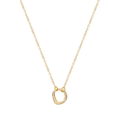 SCULPTURED CIRCLE NECKLACE