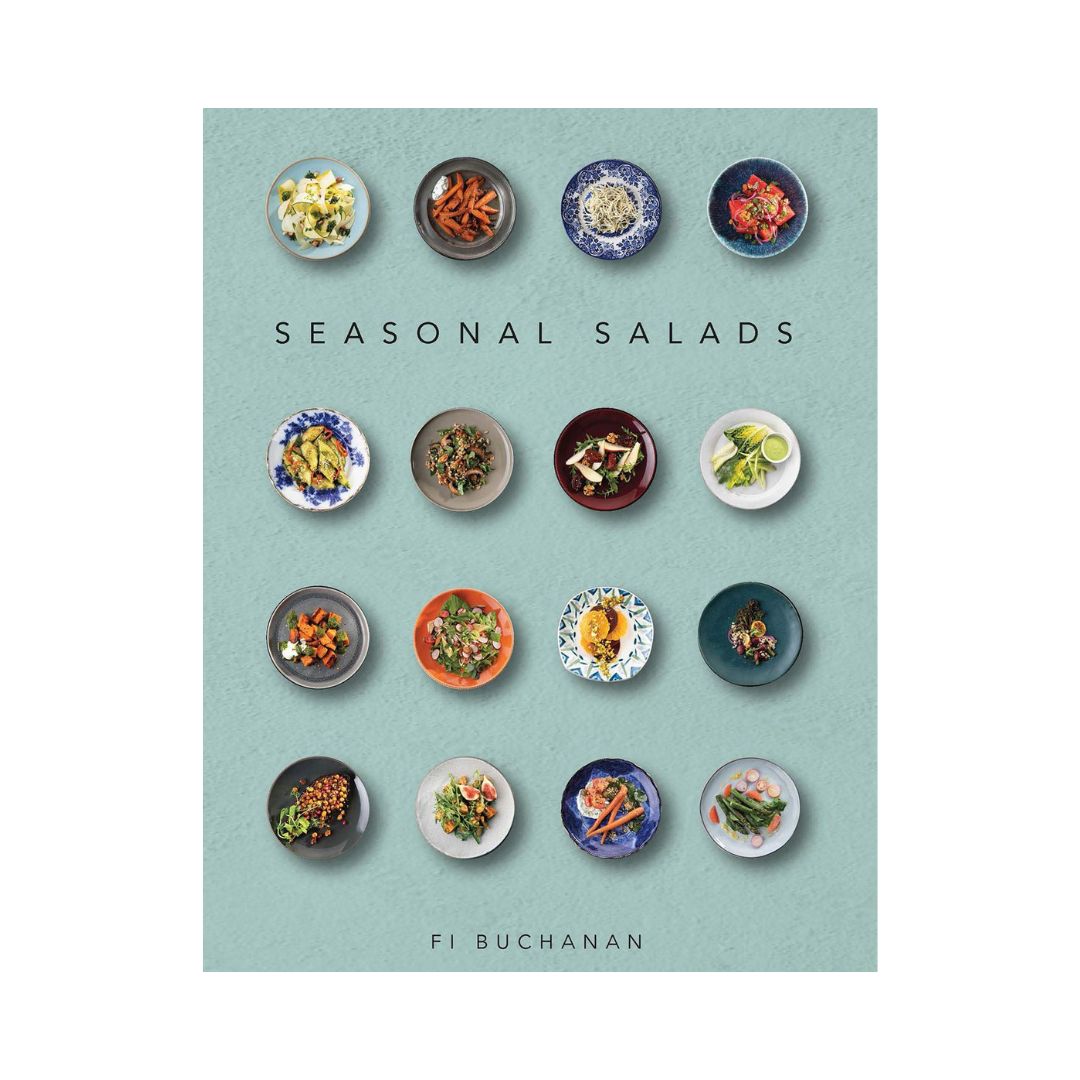 52 seasonal salad recipes cookbook by Fi Buchanan hardback illustrated book