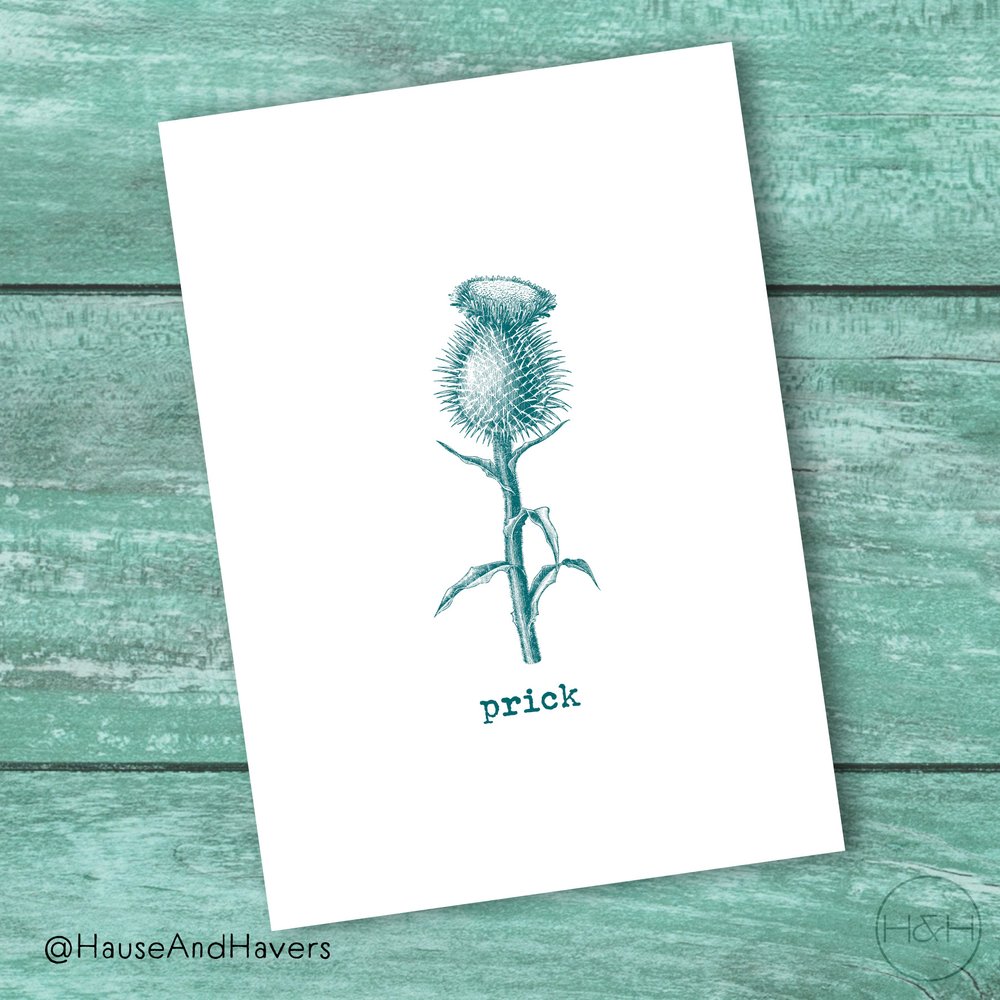 PRICK CARD