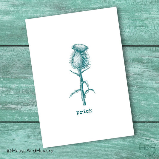 PRICK CARD